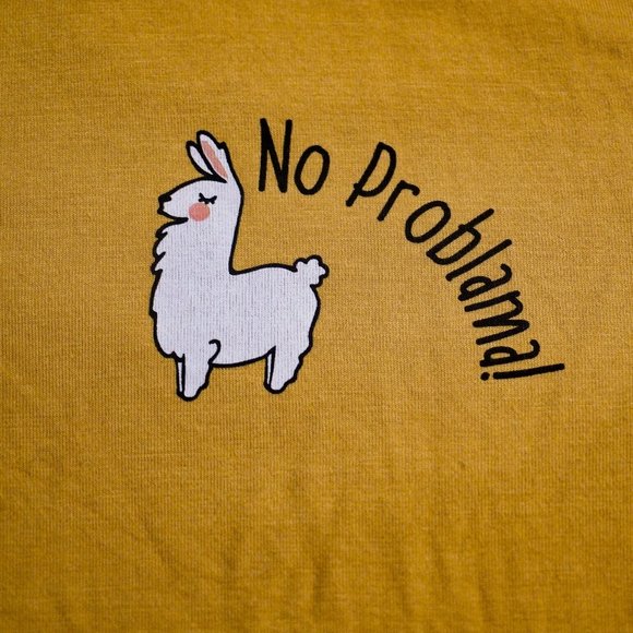 No Prob- Llama T-shirt - Picture 2 of 5